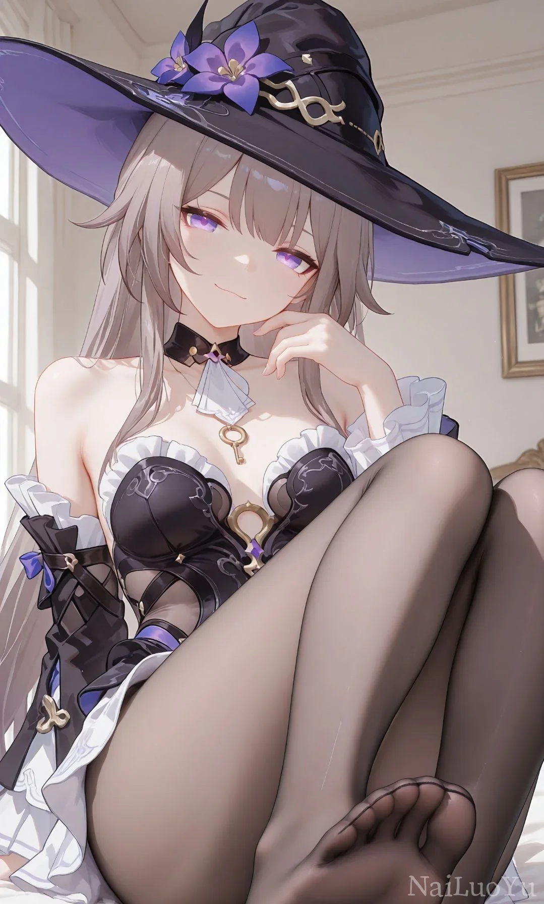 崩坏星穹铁道黑塔魔女风同人插画